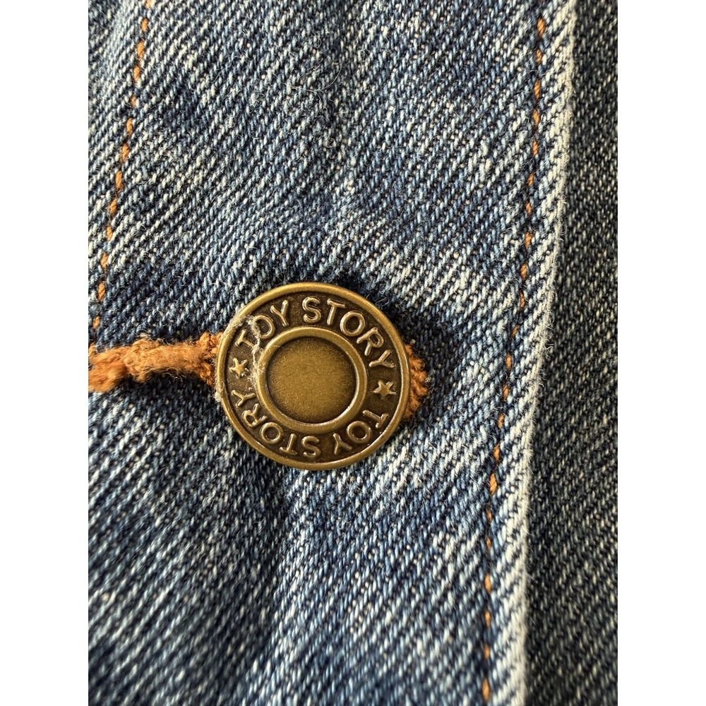 Disney Store Toy Story 25th Anniversary Denim Embroidered Trucker Jacket Sz XXL - Picture 5 of 16
